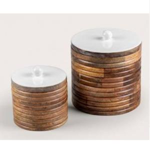 Boîte à épices en bois imprimée au design attrayant avec plusieurs compartiments pour l'organisation de la cuisine, boîte à épices en bois écologique - Product Image 6