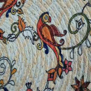 Decorative <b>Round</b> Bird Pattern <b>Placemat</b> for Dining Table Kitchen Decor and Restaurant Use - Product Image 4