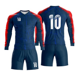 Conjunto de Camiseta y Pantalones Cortos de Fútbol, Elegante, de Alta Calidad, 100% Poliéster, Secado Rápido, Transpirable y Cómodo, con Logotipo y Color Personalizados - Product Image 1