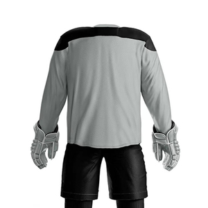 Créez votre propre logo, uniforme de hockey sur glace personnalisable, taille adulte, 100% polyester, séchage rapide, respirant, unisexe - Product Image 4