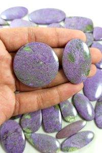 Natural Stichtite Loose Gemstones Wholesale Supplier Cabochons for Jewelry Making - Product Image 6