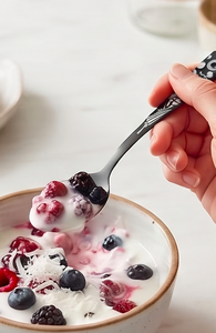 Modern <b>Black</b> <b>Cutlery</b> Set With Tropical Leaf Pattern Dishwasher Safe Flatware For Wedding Tabletop Use - Product Image 4