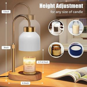 Adjustable Height Candle Warmer <b>Lamp</b> with <b>Dimmer</b> <b>for</b> Christmas Gifts and Birthdays - Product Image 2