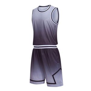 Conjunto de Uniforme de Baloncesto, Camiseta sin Mangas con Pantalones Cortos, Transpirable, de Secado Rápido, 100% Poliéster, Logotipo del Equipo Personalizado, para Jóvenes y Adultos - Product Image 2