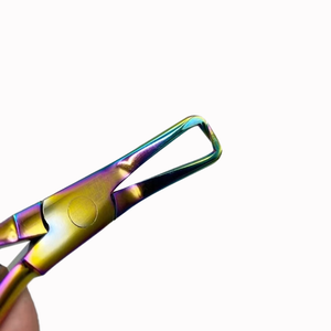 Pinzas de Acero Inoxidable Reutilizables para Extensiones de Cabello con Micro Anillos, Herramienta de Salón de Belleza, Logotipo Personalizado, Empaque Personalizado - Product Image 4
