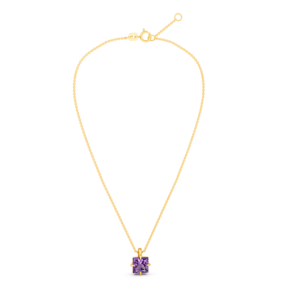 Collar Personalizado de Oro Sólido de 14K, 9K, 10K, 18K con Gema de Laboratorio de 1.5Ct, Certificado RJC, Joyería Fina Ética, MOQ 3 Piezas, 10 Piezas, OEM, ODM, NK706690 - Product Image 4