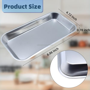 Bandeja de Acero Inoxidable de Grado Médico para Cirugía, Odontología, Hospitales, Clínicas, Laboratorios, Certificación CE ISO, OEM, ODM, Venta al Por Mayor - Product Image 4