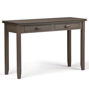 Tavolo Consolle Artigianale Grigio Stile Rustico - Product Image 1