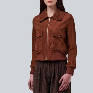 Premium Quality Women <b>Suede</b> Leather <b>Jacket</b> at Wholesale Price New Arrival Women's Vintage <b>Suede</b> Leather <b>Jacket</b>. - Product Image 2