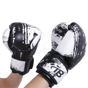Custom Made Leather Boxing <b>Gloves</b>-<b>Moisture</b> Wicking Hook & Loop Closure High Quality Training <b>Gloves</b> for Sports Use - Product Image 2
