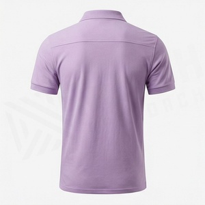 เสื้อโปโลผู้ชายคุณภาพสูงสำหรับฤดูร้อน ผ้าฝ้าย สีตามสั่ง ปักโลโก้ พิมพ์ลาย ไซส์ใหญ่ แขนสั้น ดีไซน์สวย - Product Image 2