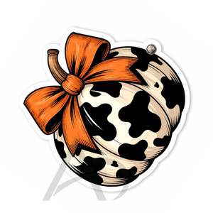 Supports de cils personnalisés Halloween motif citrouille et vache, pour extensions de cils, art de la citrouille saisonnière effrayante - Product Image 4