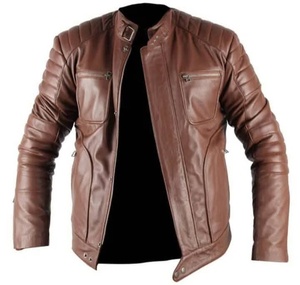 Veste en cuir de haute qualité pour hommes, très élégante et stylée - Product Image 1