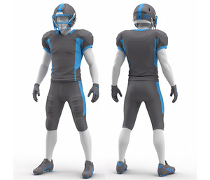 Proveedor de Uniformes de Fútbol Americano por Sublimación OEM, Equipación Personalizada para Equipos, Uniforme de Fútbol Americano |   Ropa Deportiva Transpirable de Poliéster - Product Image 2