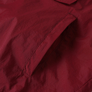 <b>Men's</b> 100% Polyester Lightweight Windbreaker Anorak <b>Jacket</b> With Drawstring Hood and <b>Half</b> <b>Zip</b> Windbreaker <b>Jacket</b> for <b>Men</b> Women - Product Image 6