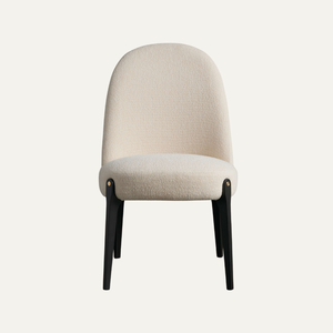 Chaise de salle à manger en teck massif, style moderne et rustique, design ergonomique et écologique pour salon et bureau à domicile - Product Image 2