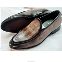 Chaussures habillées pour hommes, élégantes, de luxe, de haute qualité, en cuir véritable italien, à enfiler, imperméables, légères, pour mariage, automne