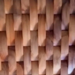 Panel de Revestimiento Decorativo de Pared para Interiores y Exteriores, Diseño Moderno y Exclusivo, Madera de Teca y Caoba, Ideal para Hoteles y Residencias, Gran Venta - Product Image 1