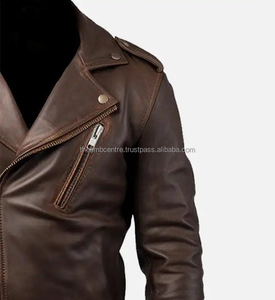 Nueva llegada de los hombres de alta calidad 2025 personalizado hombres ropa Casual lleva diseño de moda chaqueta de cuero Pu para los hombres - Product Image 6