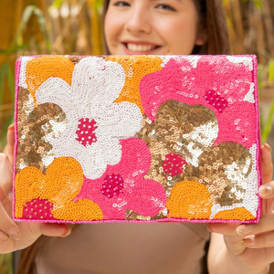 กระเป๋าคลัทช์แบบสะพายข้างกันน้ำ พับได้ ป้องกันการโจรกรรม ปิดด้วยแม่เหล็ก พกพาสะดวก ทนทาน ผ้าไหมสีทอง - Product Image 5