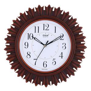 Most Selling Decorative Regular Clock with Stylish <b>Frame</b> and Accurate Quartz Mechanism for Wall Display Available At Good Price - Product Image 1