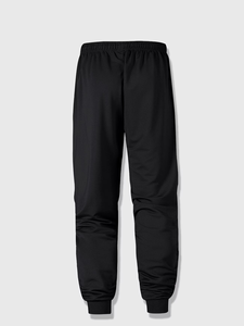 Boys 2pcs Set Sweatshirt Joggers Solid Color Fleece Casual Autumn Winter Warm Outfit Polyester/Cotton Logo on Chest and Back - Product Image 6