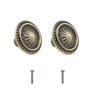 Vintage Brass Cabinet Knob for Wardrobe Cupboard <b>Kitchen</b> Drawer <b>Decorative</b> Pull Handle - Product Image 4