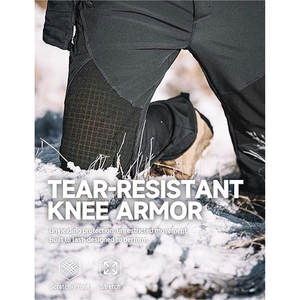 Pantalones de Esquí para Hombre, Forrados de Polar, Impermeables, de Invierno, con Aislamiento Térmico, Cierre de Cremallera en la Parte Inferior de la Pierna, para Senderismo, Snowboard y Esquí - Product Image 4