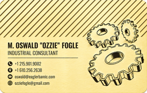 Tarjeta de Visita Americana de Latón Rectangular con Grabado y Impresión Digital, Regalo Empresarial Moderno de Metal - Product Image 2