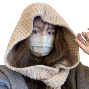 Bufanda de otoño integrada al por mayor para mujer |   Abrigos Térmicos con Capucha para Exteriores de Marca Privada que Aprovechan la Tendencia Cozy Core - Product Image 6