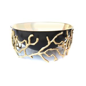 Premium Stainless Steel Serving Bowl Elegant <b>Table</b> <b>Top</b> Decorative Serving Bowl Double Bowl centerpiece home decor - Product Image 6