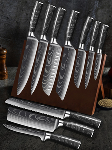 LEGACY BLADES Premium Damascus Steel Japanese Chef <b>Knife</b> <b>Set</b> Resin Handle Factory Manufacturer OEM ODM Wholesale - Product Image 5