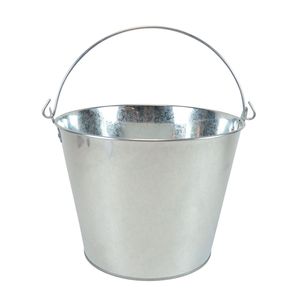 Cubos de hierro galvanizado de diseño vintage, muy vendidos, con asa, para decoración del hogar y jardín, tamaño y forma personalizables. - Product Image 4