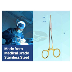 ที่จับเข็ม Olsen Hegar พร้อมกรรไกรตัดขอบ คีมหนีบกรรไกร พร้อมทังสเตนคาร์ไบด์ สำหรับจักษุแพทย์ - Product Image 5