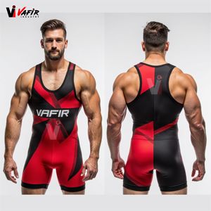 Sous-vêtements de sport pour hommes, justaucorps de lutte, short de fitness avec entrejambe ouvert et design sexy vafir - Product Image 2