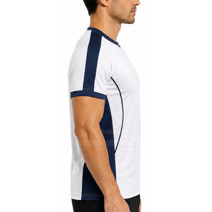 Camisetas Deportivas Casuales para Hombre, Ajustadas, de Manga Corta, Cuello Redondo, Elásticas, para Gimnasio, Entrenamiento, Ropa Deportiva al por Mayor - Product Image 6