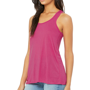 Camiseta sin mangas para mujer, cuello en U, algodón y spandex, para gimnasio y entrenamiento, precio económico. - Product Image 5