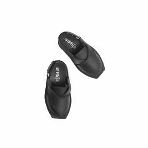 Sandales noires Peshawari Chappal KD4779 pour garçon - Product Image 1