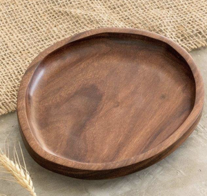 Platos y Bandejas Cuadradas de Madera de Acacia Ecológica, Pulimentadas y de Lujo, para Frutas, Estilo Japonés, para Cenas Familiares, Venta al Por Mayor y Personalizadas - Product Image 1