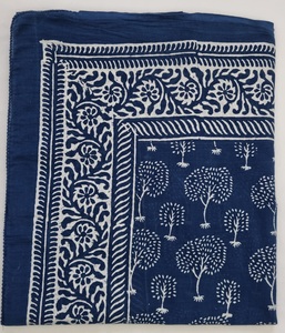 Wholesale Women’s Beach Hand Block Print <b>Sarong</b> Wrap Handcrafted Cotton Pareo Floral Boho Cover Up Tropical Vacation Wear - Product Image 3