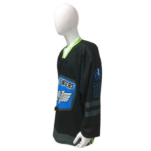 Camisetas de Hockey Personalizadas de Alta Calidad, Estampadas y Cosidas, Uniformes de Hockey sobre Hielo Vintage con Cordones para Hombre, Bordadas - Product Image 6