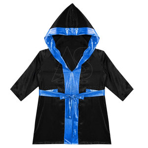 Factory Direct Supply High Quality Eco-Friendly Lightweight <b>Boxing</b> <b>Robes</b> Polyester Material Customizable Options Made Pakistan - Product Image 3