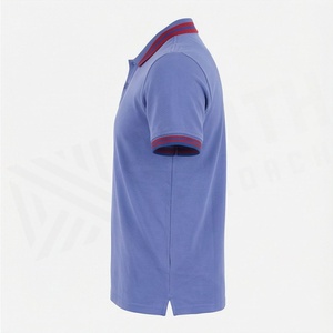 Premium 100% Cotton Breathable Summer Short Sleeve Knit Plus Size Mens Polo Shirts Customized Color Casual Sports Polo Shirts - Product Image 4