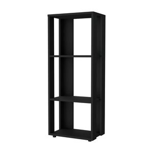 Libreria Aperta in Melamina Nera con Stile Unico - Product Image 2