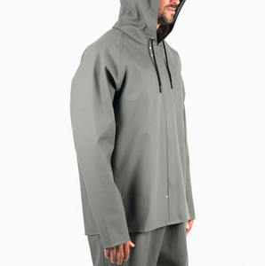 Veste de randonnée pour homme, imperméable, à capuche, avec cordon de serrage réglable, pour la pêche, le voyage, l'alpinisme - Product Image 5