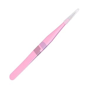 Outils de maquillage, pinces pour extensions de cils, outils de beauté, pinces à cils de couleur rose, pinces à cils à pointe en fibre, applicateur de cils - Product Image 1