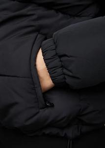 Chaqueta Acolchada de Invierno para Mujer, con Logotipo Personalizado, Diseño Transpirable, Cuello Desmontable, Cierre de Botones, para Exteriores - Product Image 3