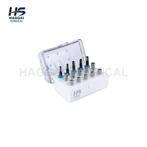 Kit de Forets Chirurgicaux pour Implants Dentaires – Ensemble Complet d'Outils Essentiels : Clé à Cliquet, Embouts Hexagonaux, Goupilles Parallèles pour des Procédures d'Implantation Précises - Product Image 1