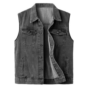 New In Stock <b>Men</b> Jeans <b>Vest</b> Streetwear Hot Sale Customized Size Premium Quality Sleeveless <b>for</b> Online Sale Wholesale - Product Image 1
