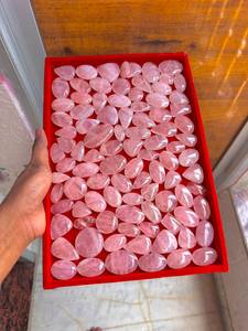 Natural ¡Muy raro! ! Lote de Cuarzo Rosa al por Mayor, Cabujón de Cuarzo Rosa, Gema Curativa, para Hacer Joyas, Decoración del Hogar, Regalo - Product Image 3